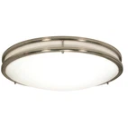 Nuvo 62/1035 Glamour Led Lighting Fixture, 10" Flush Mount, Brushed Nickel. Fixed Price $35.55.