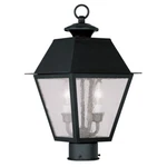 Livex Lighting Mansfield Outdoor Post Head Black 2166-04. Fixed Price $395.96.
