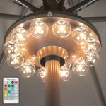 Bigmonat Battery Operated Hanging Lights Outdoor Patio Umbrella Rf Remote. Fixed Price $57.77.