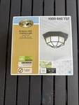 Hampton Bay 11.4 Light Black Weatherresistant Led Outdoor Ceiling Flush. Fixed Price $20.00.