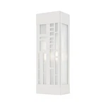 Livex Malmo Light Outdoor Ada Sconce, Nickel/clear/sandblasted 22972-91. Fixed Price $339.96.