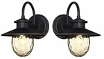 Dysmio Delmont One-light Outdoor Wall Fixture, Oil Rubbed Bronze FINISH-2 Pack. Fixed Price $163.71.