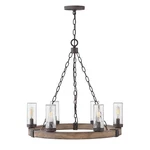 Hinkley Light Sawyer Outdoor Chandelier, Sequoia - 29206SQ. Fixed Price $899.00.