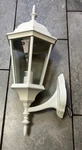 Kichler Madison 9654 14.75" Light Outdoor Wall W/ Clear Glass White. Fixed Price $38.69.