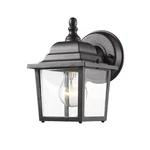 Z-lite Waterdown 1 Outdoor Wall Lt, 5.25X7X8.375", Black, Clear Bevel 546BK. Fixed Price $51.00.