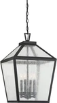 Savoy House 5-104-BK Woodstock 4-LIGHT Outdoor Hanging Lantern Black. Fixed Price $564.00.