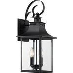 Quoizel CCR8408K Chancellor 19" 2-LIGHT Outdoor Wall Lantern In Mystic Black. Fixed Price $219.99.