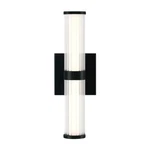 Eurofase Fayton Light 14" Led Wall Sconce, Black/clear 47123-021. Fixed Price $395.00.
