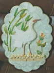 Shell #2 Wall Mount Beach Seagull Handmade Decor Gold-tone Scalllop Rim 883. Fixed Price $24.99.