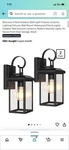 New (in Box) Beslowe 2-PACK Outdoor Wall Light Fixtures. Fixed Price $24.99.
