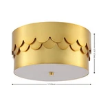 Safavieh Jimena Lt 13" Flush Mount, Reduced Price 2172780656 FLU4113A. Fixed Price $100.00.