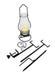 Zeckos 4 In 1 Glass Candle Lantern With Led Flameless. Fixed Price $34.44.
