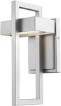Z-lite 566S-SL-LED One Light Outdoor Wall Sconce Luttrel Silver. Fixed Price $117.00.