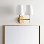 Safavieh Barrett Two Light Wall Sconce Brass. Fixed Price $79.93.