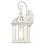 Nuvo 60/4961 - Boxwood 15" Outdoor Wall Lantern White W/ Clear Beveled Glass. Fixed Price $89.99.