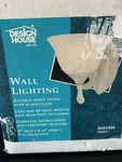 Design House 4049AW Antique White Wall Lighting Nos X6 3/4. Fixed Price $59.95.