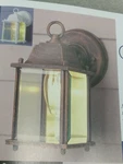 Trans Globe Lighting 40455 Rt Outdoor Patrician 81/2" Wall Lantern, RUST(#29C. Fixed Price $55.00.
