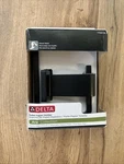Delta 77550-BL Black Ara Wall Mount Single Hook Toilet Paper Holder Matte. Fixed Price $39.99.