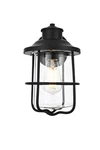 Elegant Lighting OD808W12 Huxley 12" Tall Outdoor Wall Sconce - Black. Fixed Price $126.00.