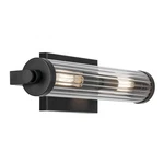 Kichler Azores 16" 2LIGHT Wall Sconce Vintage Industrial With Clear. Fixed Price $122.50.
