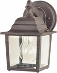 Maxim Lighting 1025RP One Clear Glass Wall Lantern, Rust Patina. Fixed Price $70.92.