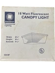 Regent Watt Fluorescent Canopy Fixture Commercial Lighting Square C818F. Fixed Price $17.99.