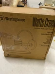 Westinghouse 6360800 Watts Creek Outdoor Wall Sconce, Metal Shade, 15" Black. Fixed Price $61.99.