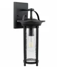 Design House Chapel Ridge 16.5 In. 1-LIGHT Black Led Wall Sconce Seedy Gla. Fixed Price $49.95.