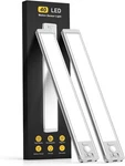 Mcgor 10INCH Under Cabinet Lighting, 2 Pack Rechargeable Motion Sensor Ind. Fixed Price $21.50.