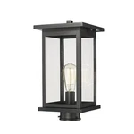 Used Millennium Lighting 4124-PBK Bowton Outdoor Post MOUNT-15.63 Inch. Fixed Price $127.42.