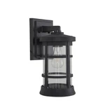 Craftmade Resilience Large Outdoor Lantern, Text Black/clear Lens ZA2314-TB-C. Fixed Price $74.99.