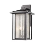 Z-lite Aspen 3 Light Outdoor, Black, Clear Seedy 554XL-BK. Fixed Price $294.10.