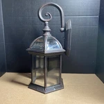 Portfolio Light 15.5-IN Rust Outdoor Wall Item #56872 Hard-wired Untested. Fixed Price $26.24.