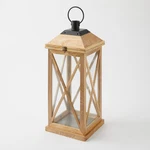 Brylanehome Wooden Square 24" Lantern - Brown. Fixed Price $272.99.