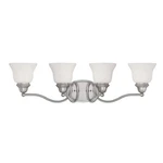 Savoy House Yates 4-LIGHT Bathroom Vanity Light, Pewter 8-6837-4-69. Fixed Price $246.40.