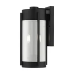 Livex Sheridan Light Outdoor Wall Lantern, Black/nickel Cand/smoke 22382-04. Fixed Price $491.96.