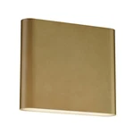 Natural Aged Brass Led Wall Sconce From The Spartan Collection. Fixed Price $164.00.
