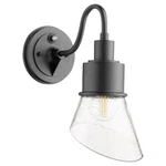 Quorum Torrey Outdoor Small Wall Mount, Noir/clear-seeded 732-69. Fixed Price $151.00.