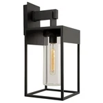 Artcraft Weybridge 1 Outdoor Wall Downlight, Black/clear - AC8272BK. Fixed Price $242.40.