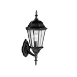 Kichler Madison 20 In. 1-LIGHT Black Outdoor Hardwired Wall Lantern Sconce. Fixed Price $49.95.