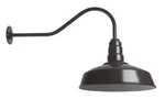 The Dark Bronze 16 Inch Standard Steel Dome, 23 Gooseneck Barn Light. Fixed Price $179.00.