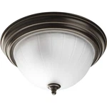 Progress Lighting P3817 Melon Glass Series 13-1/4" Two-light Bronze. Fixed Price $33.15.