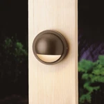 Kichler 15764AZT27R Landscape 2700K Half Moon Led Deck In Architectural Bronze. Fixed Price $134.99.