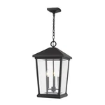 Z-lite Beacon 3 Light Outdoor Chain Ceiling Fixture, Bronze/clear 568CHXL-ORB. Fixed Price $384.99.