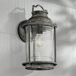Kichler Ashland Bay 16"H Zinc Large Outdoor Wall Light. Fixed Price $399.99.