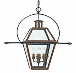 Quoizel RO1914AC 4-LIGHT Rue De Royal Outdoor Lantern In Aged Copper. Fixed Price $1089.99.