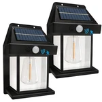 Solar Wall Lights Outdoor, Wireless Dusk To Dawn Porch Fixture, .... Fixed Price $28.04.