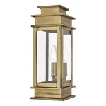 Livex Lighting Princeton 1-LIGHT Brass Outdoor Wall Lantern Antique. Fixed Price $250.99.