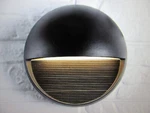 Jonathan Y Orbe Small 6.25 In. Black Integrated Led Outdoor Metal/glass Sconce. Fixed Price $28.01.