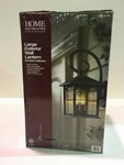 Home Decorators Large Brimfield 3-LIGHT Aged Iron Outdoor Wall Lantern New. Fixed Price $59.99.
